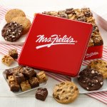 Mrs Fields Signature Cookie and Brownie Bites Tin