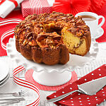 Apple Cinnamon Walnut Coffee Cake