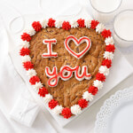 I Love You Heart Cookie Cake