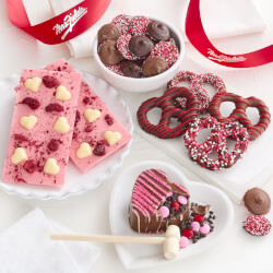 Belgian Chocolate Pink Assorted Tray - Alt Main