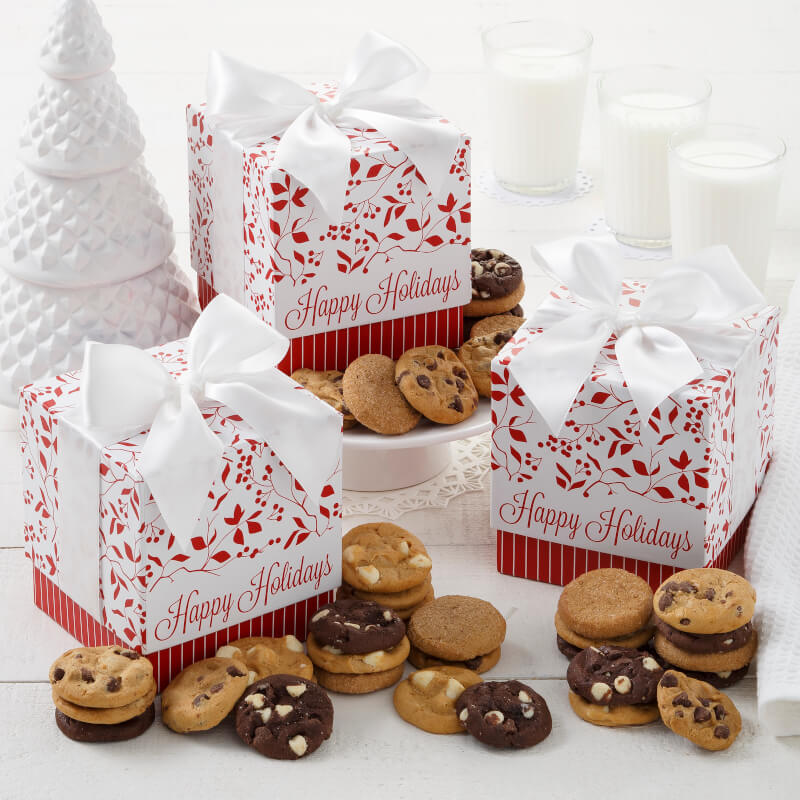 Holly Berry Gift Boxes 12-Pack