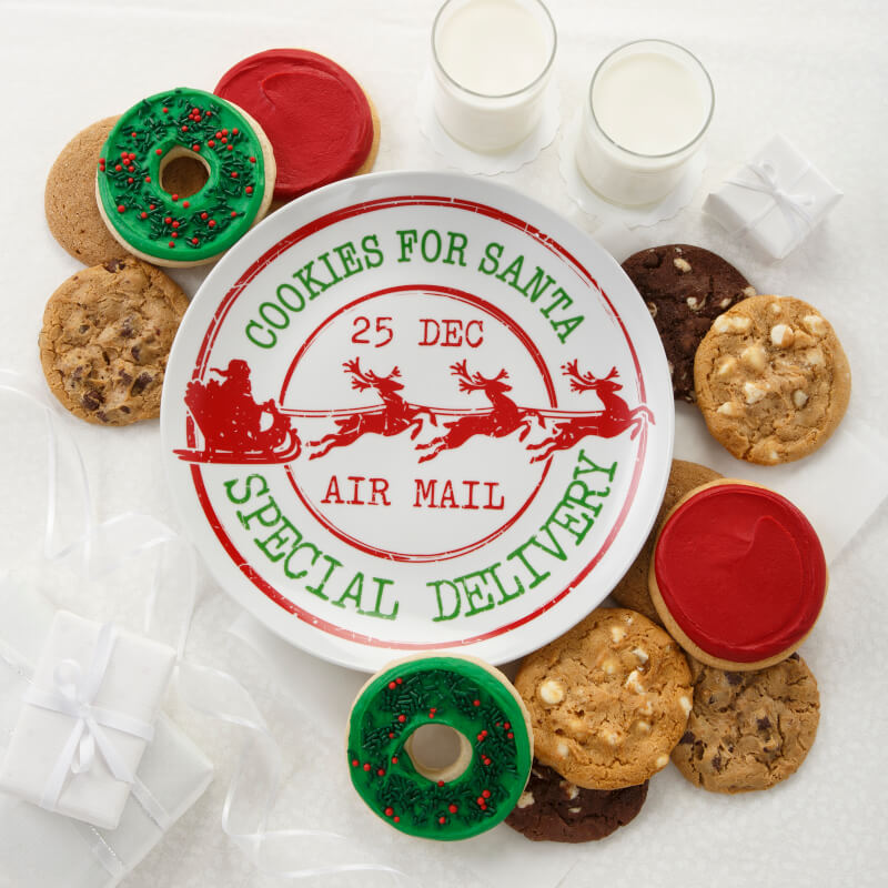 Santas Cookie Plate