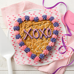 Custom 9 Heart Cookie Cake